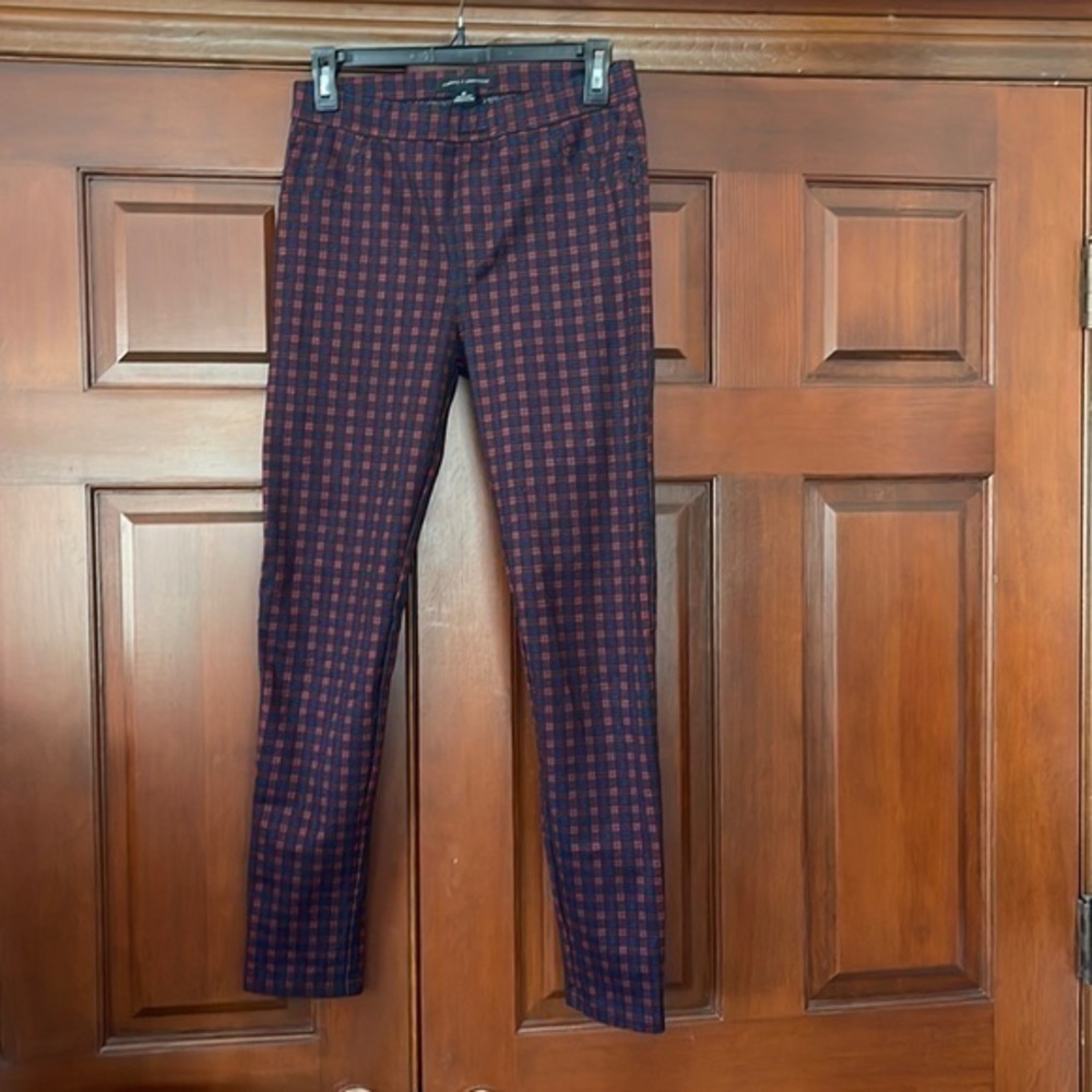 Sanctuary + Anthropologie check stretchy leggings